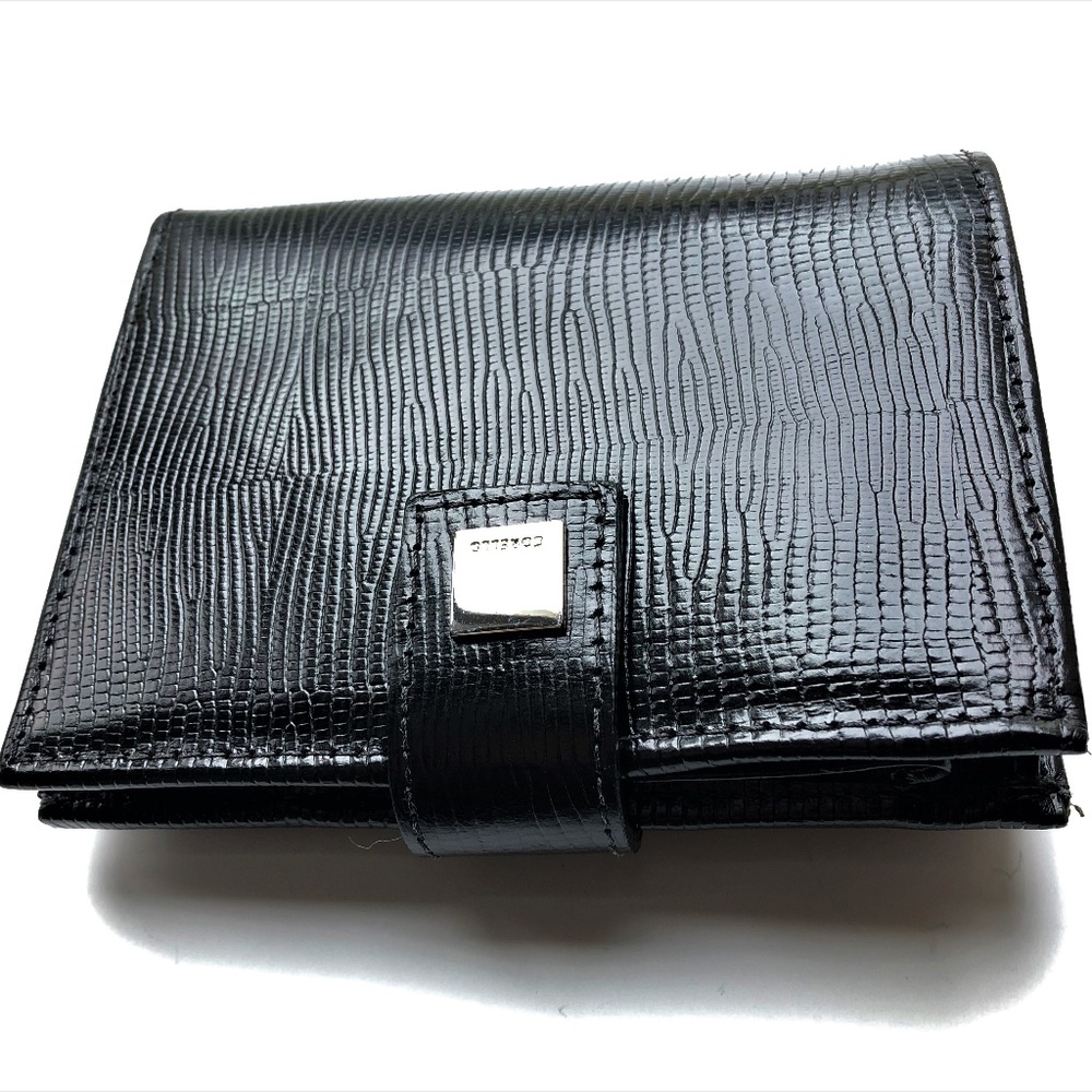 Black leather walllet, Corello Wallet, Wallet